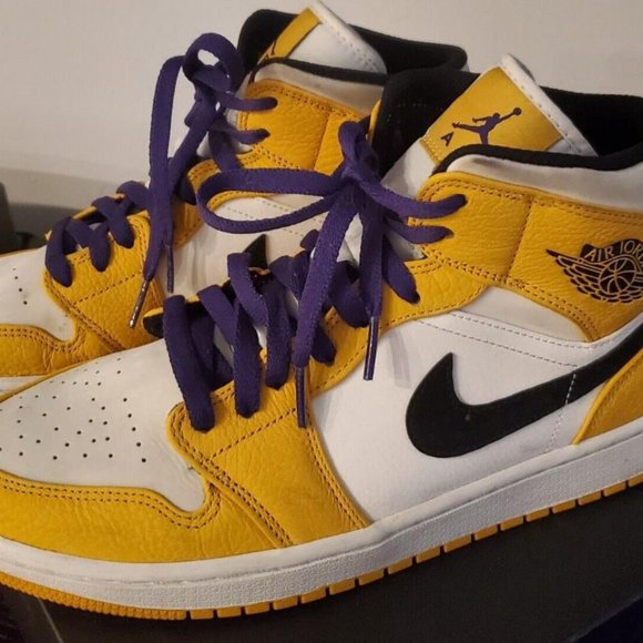 JORDAN 1 MID SE LAKERS main image 6